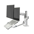 Wholesale Single Gas Spring Dual Screen Lifting Bracket Laptop LCD Monitor Computer Stand